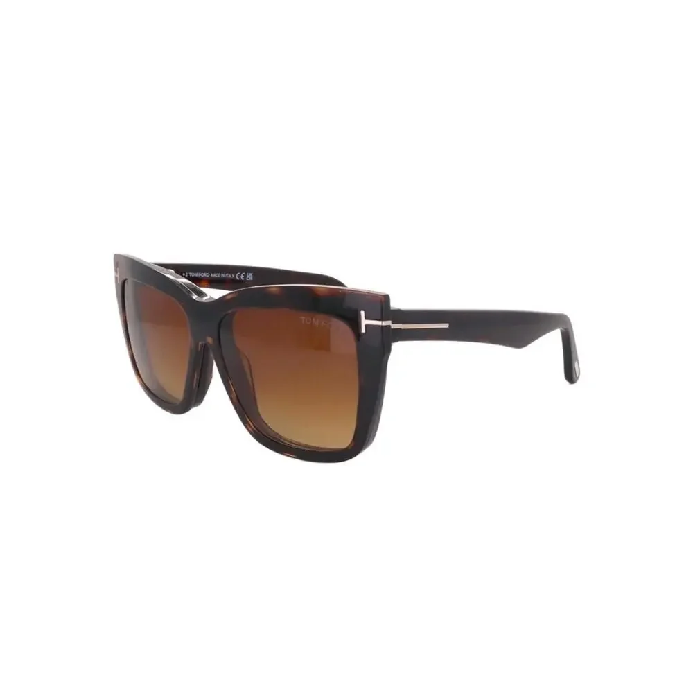 New Tom Ford FT6069-B 052 Tortoiseshell Magnetic Clip-On Square Glasses